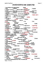 Đề cương ôn thi Tiếng Anh Lớp 8 - Infinitive or gerund
